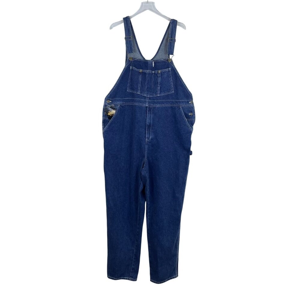 Guide Gear Men’s Blue Denim Overalls Adjustable Straps Field Workwear 3XL - New